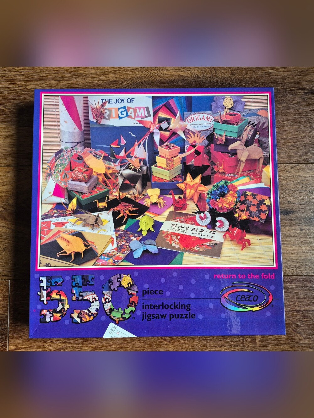 Vintage 1990s Ceaco 550 Pc Puzzle The Joy Of Origami Return To The Fold